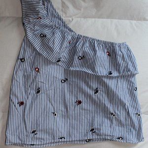 Abercrombie asymmetrical blouse